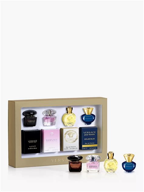 versace miniature collection|versace deluxe miniature gift set.